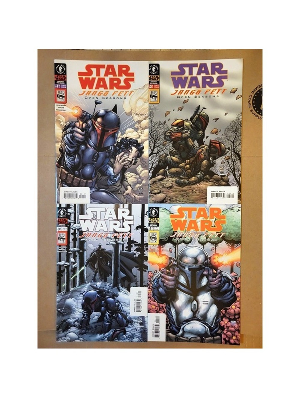 Star Wars Jango Fett Open Seasons 1-4 (2002) Comics Complete Set VF/NM *LOOK*